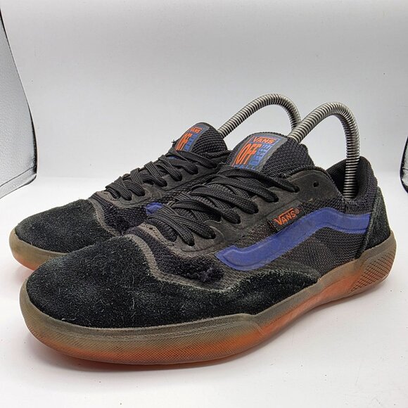 Vans Ave Pro Mens Size 6 Black Orange Athletic Shoes Skateboarding Casual Walk - Picture 3 of 14